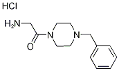 2-Amino-1-(4-benzyl-1-piperazinyl)-1-ethanonehydrochloride 구조식 이미지