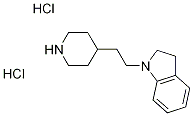 1-[2-(4-Piperidinyl)ethyl]indoline dihydrochloride Structure