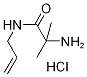 N-Allyl-2-amino-2-methylpropanamide hydrochloride 구조식 이미지