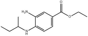 Ethyl 3-amino-4-(sec-butylamino)benzoate Structure