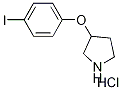 3-(4-Iodophenoxy)pyrrolidine hydrochloride Structure