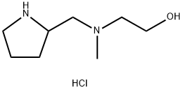 2-[Methyl(2-pyrrolidinylmethyl)amino]-1-ethanoldihydrochloride 구조식 이미지
