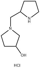 1-(2-Pyrrolidinylmethyl)-3-pyrrolidinoldihydrochloride 구조식 이미지