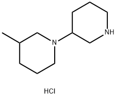 3-(3-Methyl-1-piperidinyl)piperidinedihydrochloride 구조식 이미지