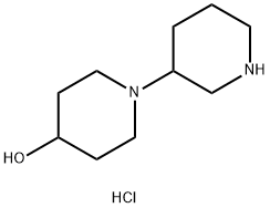 1-(3-Piperidinyl)-4-piperidinol dihydrochloride Structure