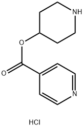 4-Piperidinyl isonicotinate hydrochloride Structure