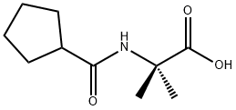 N-(Cyclopentylcarbonyl)-2-methylalanine 구조식 이미지