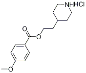 2-(4-Piperidinyl)ethyl 4-methoxybenzoatehydrochloride Structure