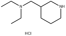 N-Ethyl-N-(3-piperidinylmethyl)-1-ethanaminedihydrochloride 구조식 이미지