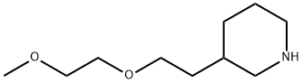 3-[2-(2-Methoxyethoxy)ethyl]piperidine Structure