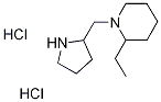 2-Ethyl-1-(2-pyrrolidinylmethyl)piperidinedihydrochloride Structure