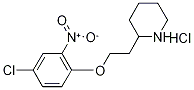 2-[2-(4-Chloro-2-nitrophenoxy)ethyl]piperidinehydrochloride 구조식 이미지