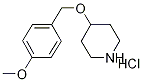 4-[(4-Methoxybenzyl)oxy]piperidine hydrochloride 구조식 이미지