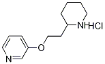 2-[2-(3-Pyridinyloxy)ethyl]piperidinehydrochloride Structure