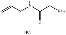 N-Allyl-2-aminoacetamide hydrochloride 구조식 이미지