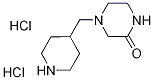 4-(4-Piperidinylmethyl)-2-piperazinonedihydrochloride 구조식 이미지