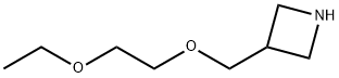 3-[(2-Ethoxyethoxy)methyl]azetidine 구조식 이미지