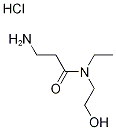 3-Amino-N-ethyl-N-(2-hydroxyethyl)propanamidehydrochloride Structure