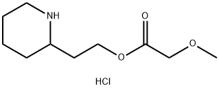 2-(2-Piperidinyl)ethyl 2-methoxyacetatehydrochloride Structure