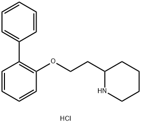 2-[2-([1,1'-Biphenyl]-2-yloxy)ethyl]piperidinehydrochloride Structure