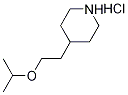 4-(2-Isopropoxyethyl)piperidine hydrochloride Structure