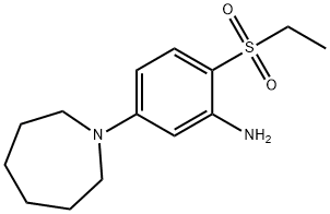 5-(1-Azepanyl)-2-(ethylsulfonyl)aniline 구조식 이미지