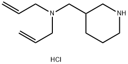 N-Allyl-N-(3-piperidinylmethyl)-2-propen-1-aminedihydrochloride 구조식 이미지