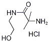 2-Amino-N-(2-hydroxyethyl)-2-methylpropanamidehydrochloride Structure