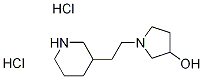 1-[2-(3-Piperidinyl)ethyl]-3-pyrrolidinoldihydrochloride Structure