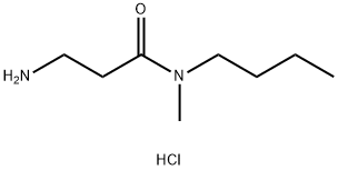 3-Amino-N-butyl-N-methylpropanamide hydrochloride 구조식 이미지