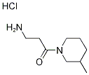 3-Amino-1-(3-methyl-1-piperidinyl)-1-propanonehydrochloride 구조식 이미지