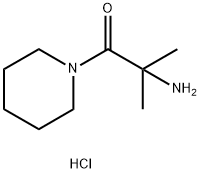 2-Amino-2-methyl-1-(1-piperidinyl)-1-propanonehydrochloride Structure