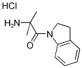 2-Amino-1-(2,3-dihydro-1H-indol-1-yl)-2-methyl-1-propanone hydrochloride 구조식 이미지