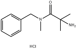 2-Amino-N-benzyl-N,2-dimethylpropanamidehydrochloride 구조식 이미지