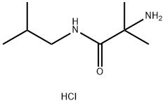 2-Amino-N-isobutyl-2-methylpropanamidehydrochloride Structure