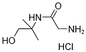 2-Amino-N-(2-hydroxy-1,1-dimethylethyl)acetamidehydrochloride Structure