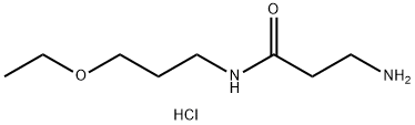 3-Amino-N-(3-ethoxypropyl)propanamidehydrochloride 구조식 이미지