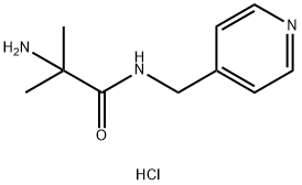 2-Amino-2-methyl-N-(4-pyridinylmethyl)propanamidehydrochloride Structure