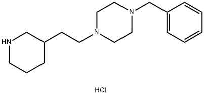 1-Benzyl-4-[2-(3-piperidinyl)ethyl]piperazinedihydrochloride 구조식 이미지
