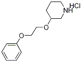 3-(2-Phenoxyethoxy)piperidine hydrochloride 구조식 이미지