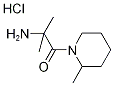 2-Amino-2-methyl-1-(2-methyl-1-piperidinyl)-1-propanone hydrochloride 구조식 이미지