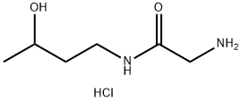 2-Amino-N-(3-hydroxybutyl)acetamide hydrochloride Structure