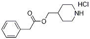 4-Piperidinylmethyl 2-phenylacetate hydrochloride 구조식 이미지