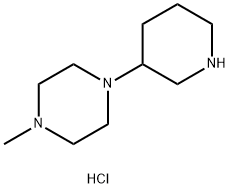 1-Methyl-4-(3-piperidinyl)piperazinedihydrochloride 구조식 이미지