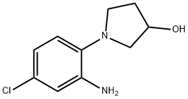 1-(2-Amino-4-chlorophenyl)-3-pyrrolidinol Structure