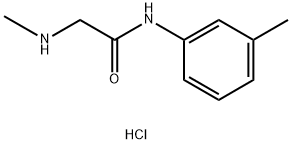 2-(Methylamino)-N-(3-methylphenyl)acetamidehydrochloride 구조식 이미지