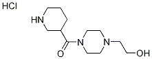 [4-(2-Hydroxyethyl)-1-piperazinyl](3-piperidinyl)-methanone hydrochloride 구조식 이미지