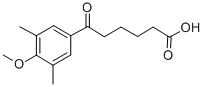 6-(3,5-DIMETHYL-4-METHOXYPHENYL)-6-옥소헥사노산 구조식 이미지