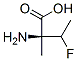 Isovaline, 3-fluoro- (9CI) Structure