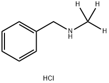 BENZYLMETHYL-D3-AMINE HCL Structure